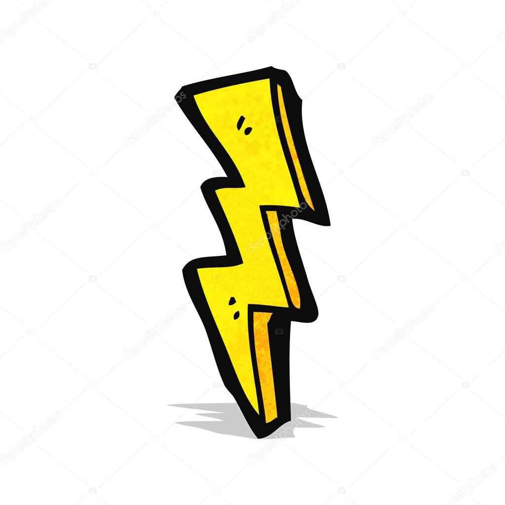 Cartoon lightning bolt — Stock Vector © lineartestpilot 59620297