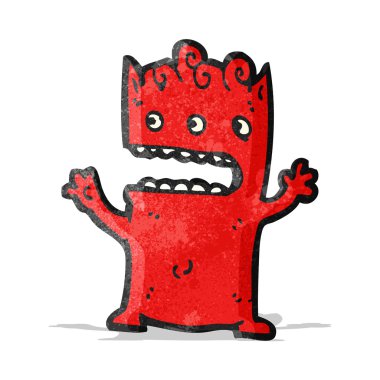 küçük uzaylı canavar çizgi film