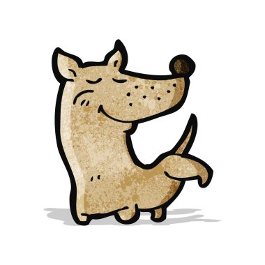 bacak cocking karikatür köpek