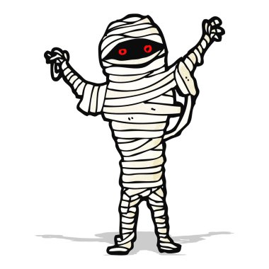 Cadılar Bayramı mumya çizgi film