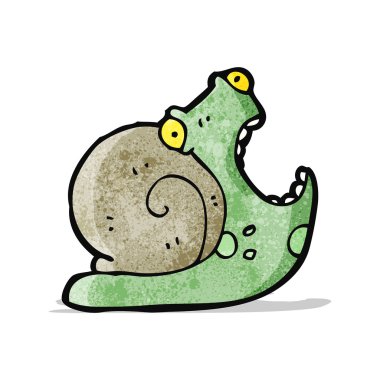 karikatür salyangoz