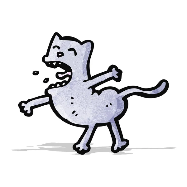 Grappige stripkat — Stockvector