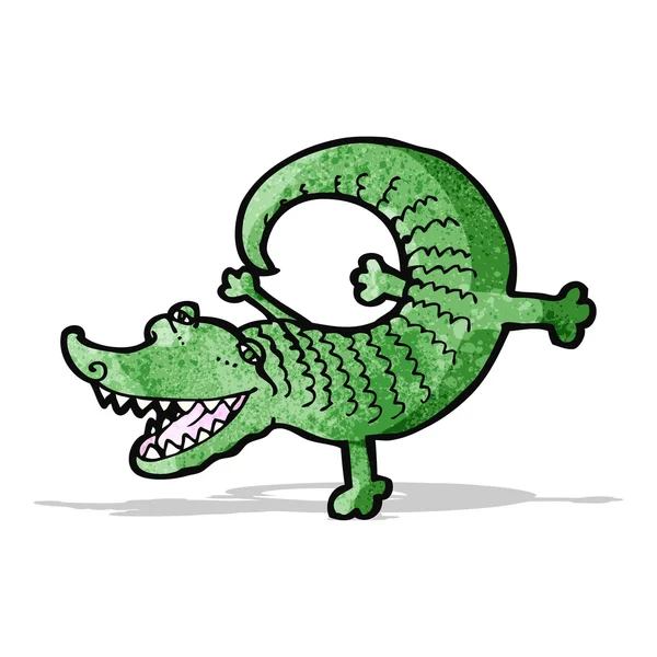 卡通鳄鱼 — 图库矢量图片