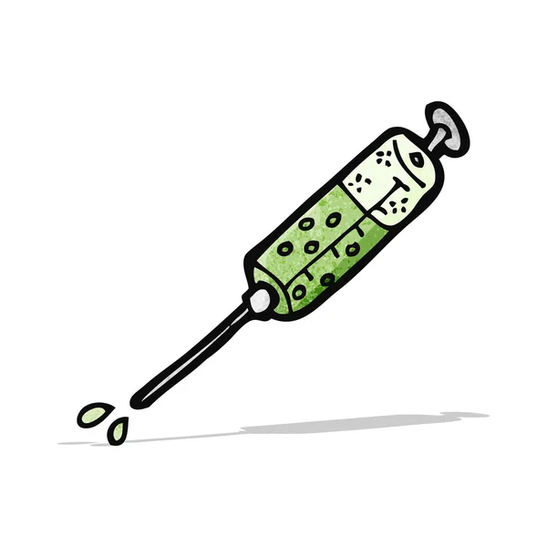 Cartoon medische naald — Stockvector