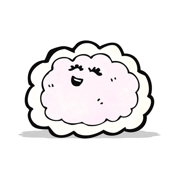 Cartoon happy cloud — Stock Vector