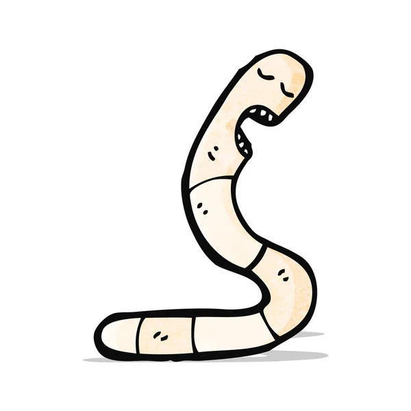 Cartoon worm — Stockvector