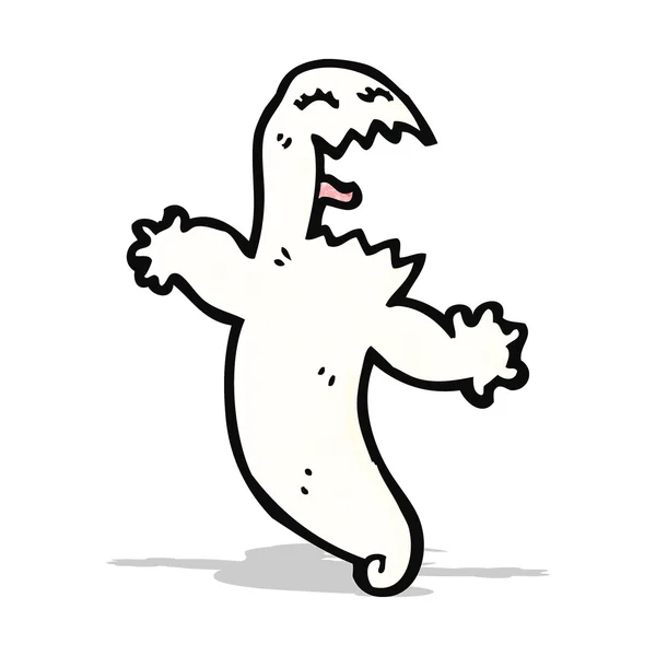 Карикатурный призрак — стоковый вектор