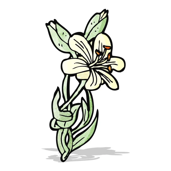 Fleurs de bande dessinée — Image vectorielle