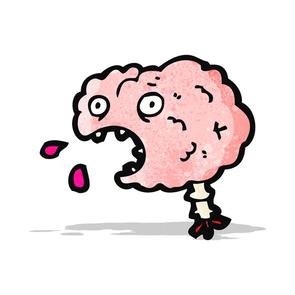 Kreslený mozek — Stockový vektor