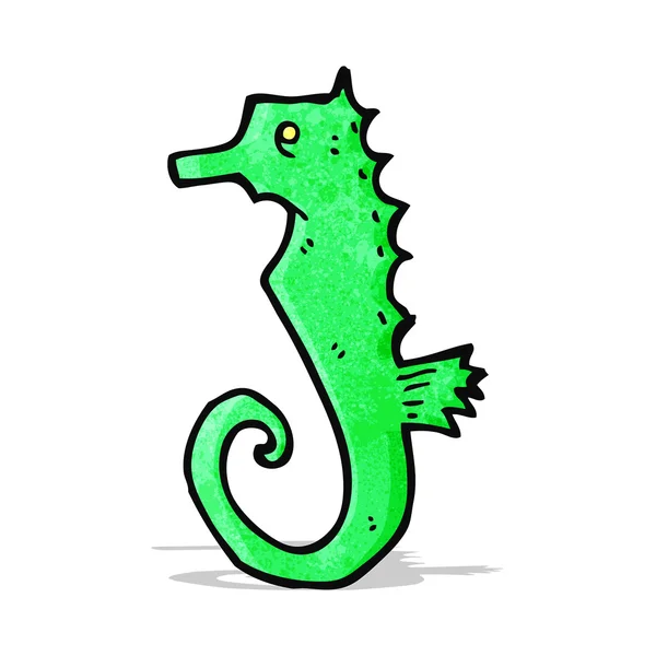 Dessin animé cheval de mer — Image vectorielle