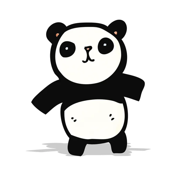 Rajzfilm-panda — Stock Vector
