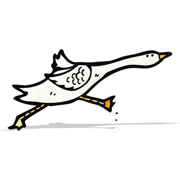 мультяшный гусь
