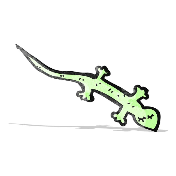 Lagarto de dibujos animados — Vector de stock