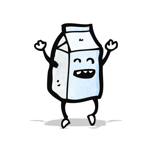 Cartoon mjölkpaket — Stock vektor