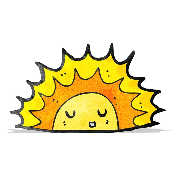 Cartoon sun — Stock Vector