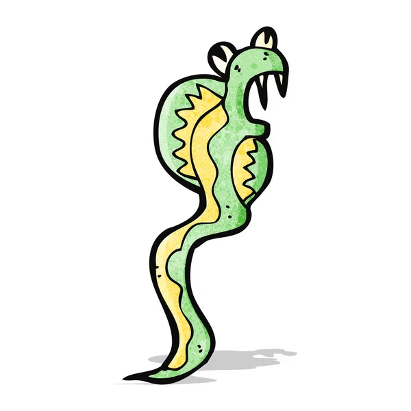 Serpent de bande dessinée — Image vectorielle