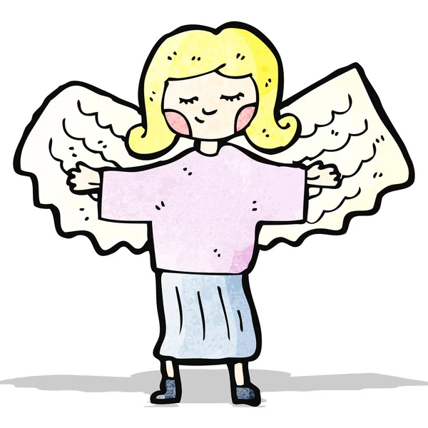 Kreslený anděl — Stockový vektor