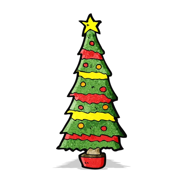 Kreslený vánoční stromek — Stockový vektor