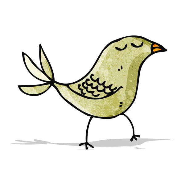 Pasăre de desene animate — Vector de stoc