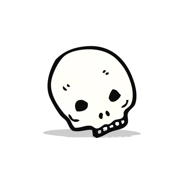 Cartoon skull-symbool — Stockvector