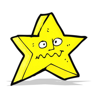 komik surat ile çizgi film yıldızı