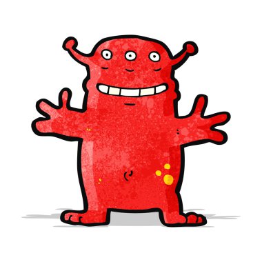 çizgi film garip yaratık