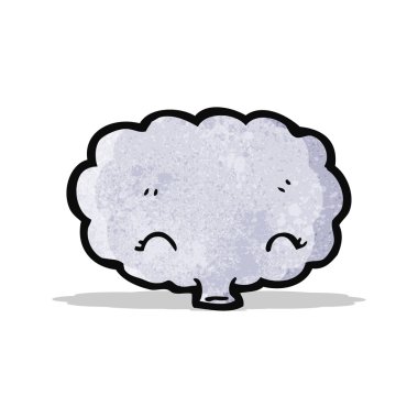 karikatür yağmur bulutu