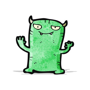 küçük canavar cartoon