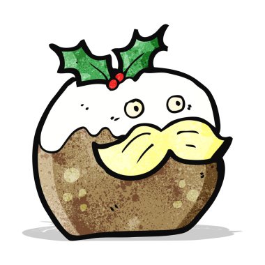 Noel pudingi çizgi film karakteri