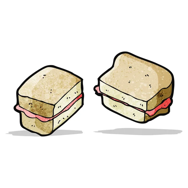 Cartoon-Sandwich — Stockvektor