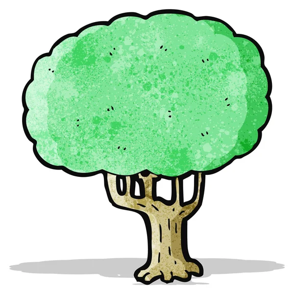 Árbol de dibujos animados — Vector de stock