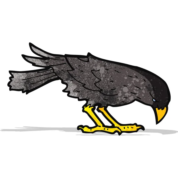 Corbeau de bande dessinée — Image vectorielle