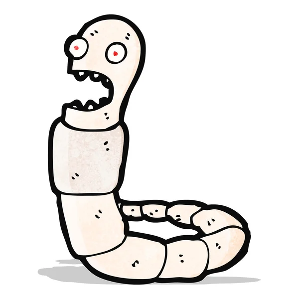 Cartoon worm — Stockvector