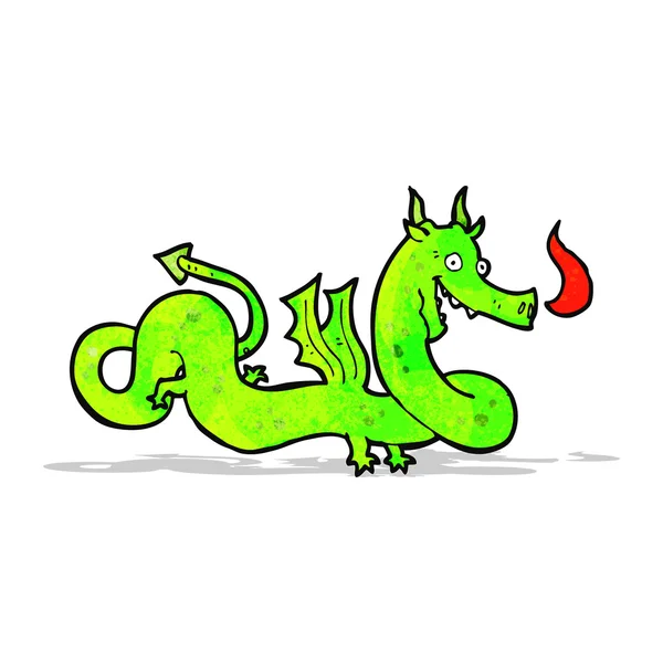 Karikatür Çince dragon — Stok Vektör