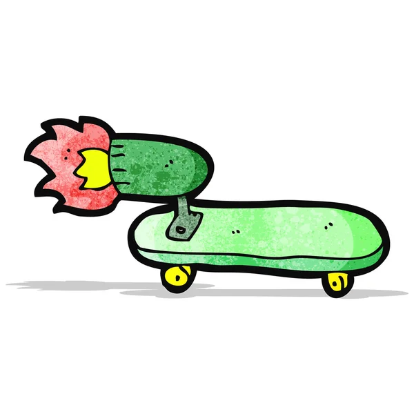 Skate dos desenhos animados — Vetor de Stock