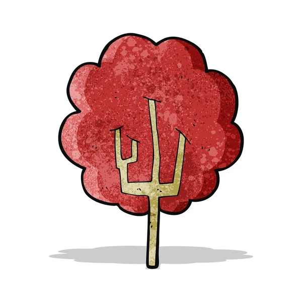 Árbol de dibujos animados — Vector de stock