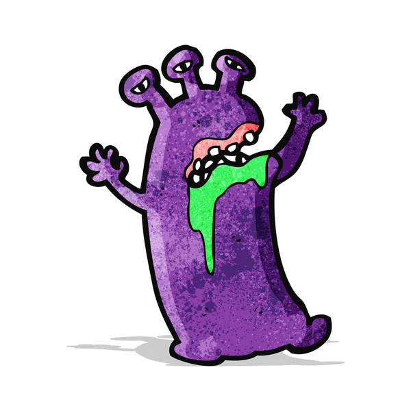 Cartoon buitenaardse monster — Stockvector