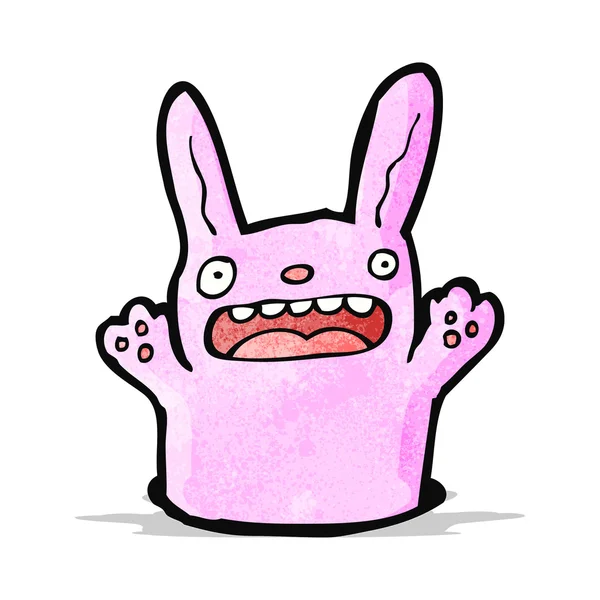卡通兔子洞中 — 图库矢量图片