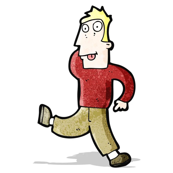 Cartoon Dansende man — Stockvector