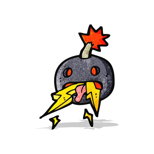 Tokig bomb symbol cartoon — Stock vektor