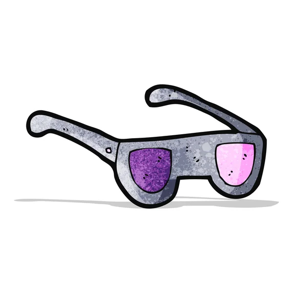 Lunettes de dessin animé x rayon — Image vectorielle