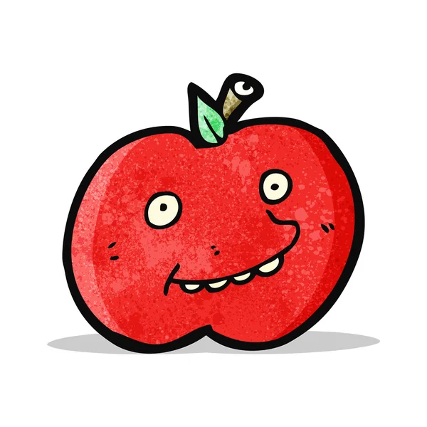Cartoon apple — Stock Vector