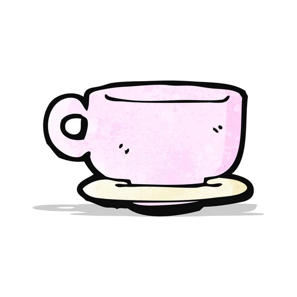 Taza de dibujos animados — Vector de stock