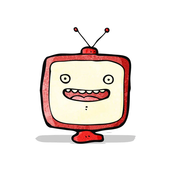 Televisor de dibujos animados — Archivo Imágenes Vectoriales