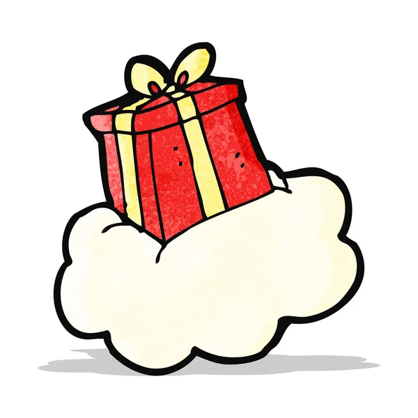 Cartoon kerstcadeau — Stockvector