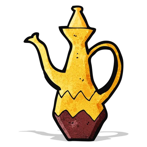 Cartoon koffie pot — Stockvector