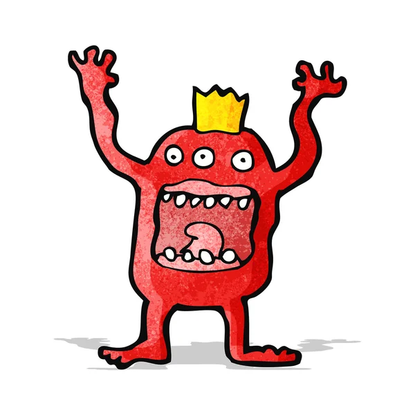 卡通疯狂怪物 — 图库矢量图片
