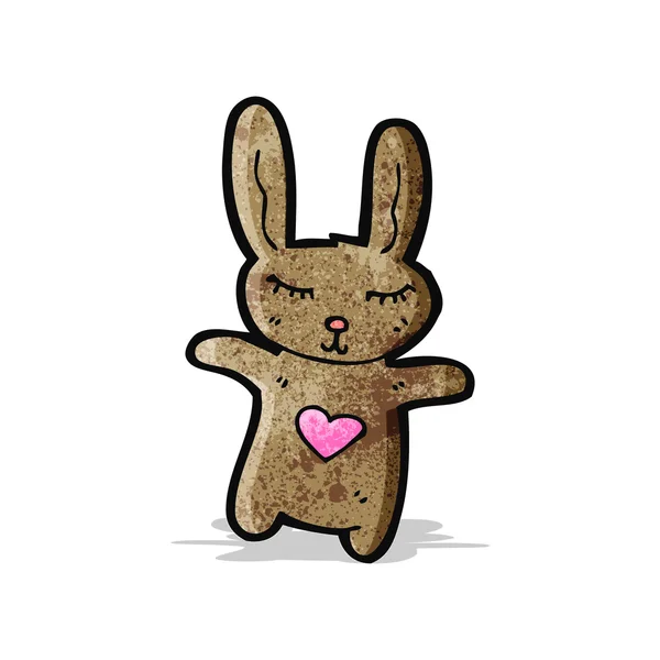 Słodki królik kreskówkowy — Wektor stockowy