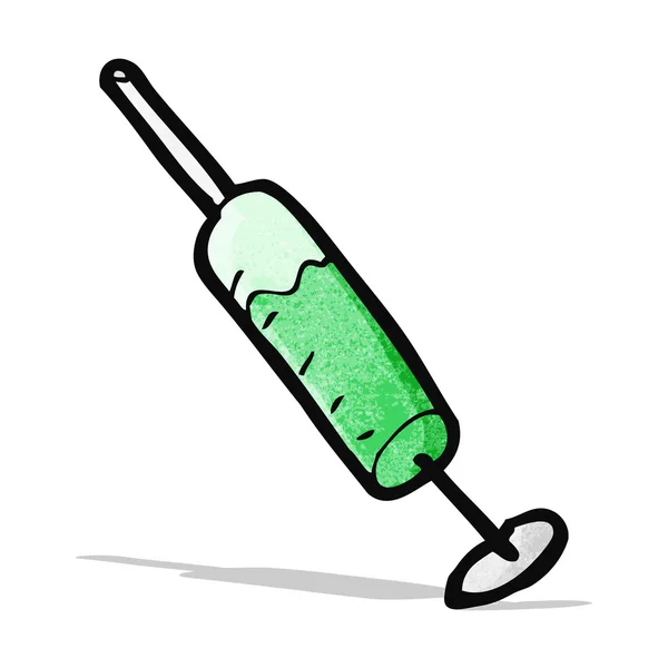 Cartoon drugs spuit — Stockvector