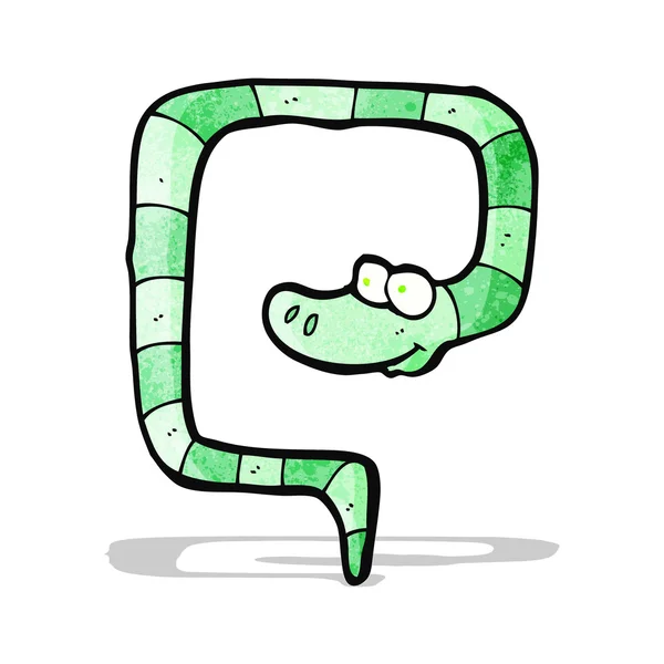 Serpiente de dibujos animados divertido — Archivo Imágenes Vectoriales